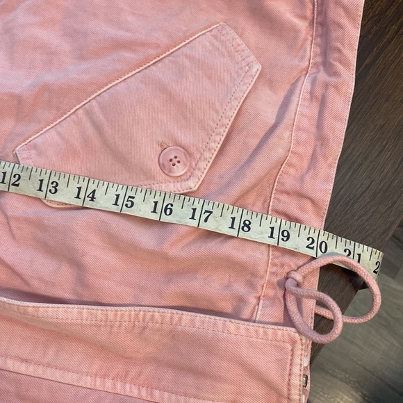 Women's NWT Lucky Brand Under A Cloud Cropped Jacket Pink Large w/Removable Hood - Picture 13 of 15